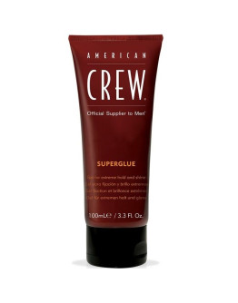American Crew Superglue - Гель для укладки волос сверхсильной фиксации с блеском 100 мл