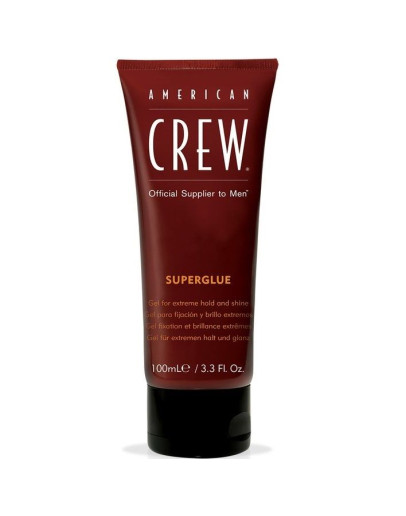 American Crew Superglue - Гель для укладки волос сверхсильной фиксации с блеском 100 мл