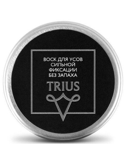 Trius Moustache Wax - Воск для усов сильной фиксации Без запаха 15 мл