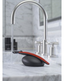 Bolin Webb R1 - Подарочный набор: бритва R1-S красная, подставка R1