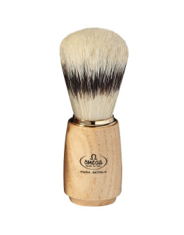 Omega 11150 - Помазок для бритья Щетина кабана Дерево