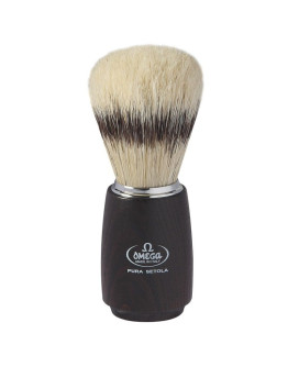 Omega 11712 - Помазок для бритья Щетина кабана Дерево
