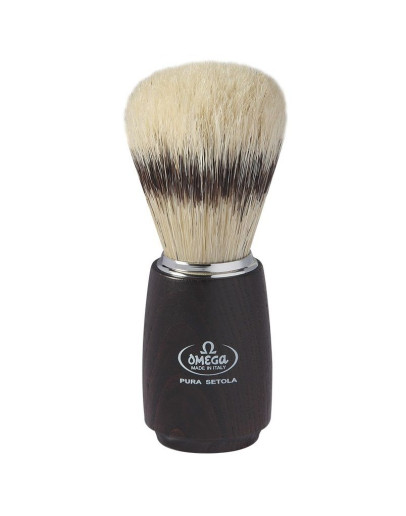 Omega 11712 - Помазок для бритья Щетина кабана Дерево