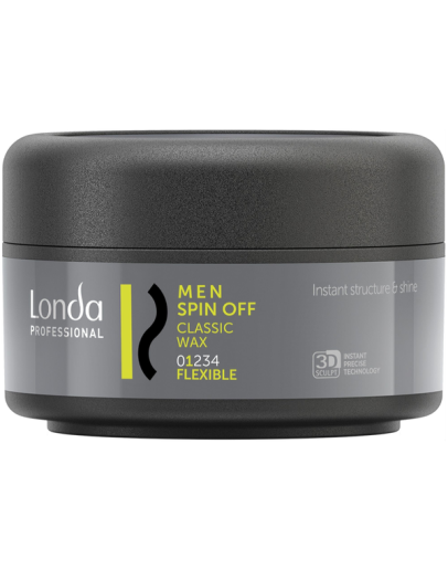 Londa Style Men Spin Off Classic Wax - Классический воск для волос Нормальной фиксации 75 мл