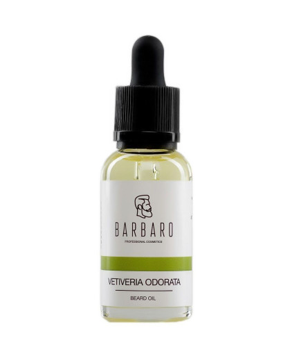 Barbaro Beard Oil Vetiveria Odorata - Масло для бороды Ветивер 30 мл