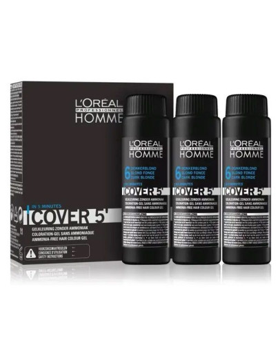 L Oreal Professionnel Homme Cover 5 TM - Тонирующий гель №6 Темный Блондин 50 мл