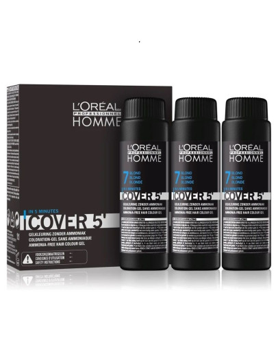 L Oreal Professionnel Homme Cover 5 TM - Тонирующий гель №7 Блондин 50 мл