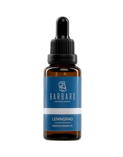 Barbaro Premium Beard Oil Leningrad - Масло для бороды премиум класса 30 мл