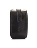 Muehle - Дорожный бритвенный набор Чехол из натуральной черной кожи Дорожный помазок Дорожная бритва Fusion