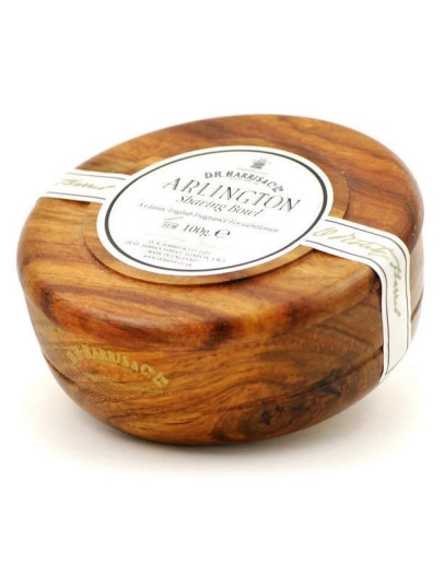 D. R. Harris Arlington Shaving Bowl - Твердое мыло для бритья в чаше из палисандра 100 гр