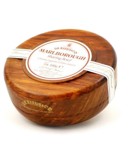 D. R. Harris Marlborough Shaving Bowl - Твердое мыло для бритья в чаше из палисандра 100 гр