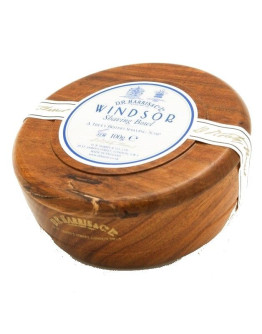 D. R. Harris Windsor Shaving Bowl - Твердое мыло для бритья в чаше из палисандра 100 гр