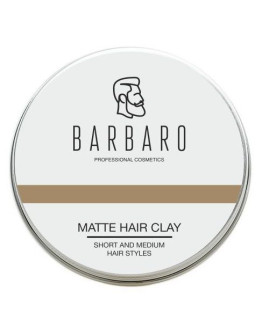 Barbaro Matt Clay - Матовая глина для укладки волос 100 гр