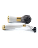 Weisen Mss 1622 Per/G WPearl&Gold Gillette Mach3 - Набор для бритья Белый с Золотом