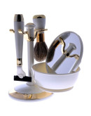 Weisen Mss 90232 Per/G WPearl&Gold Gillette Mach3 - Набор для бритья Белый с Золотом