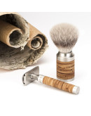 Muehle Rocca R 95 - Т-образная бритва Сталь Береста Сlosed comb