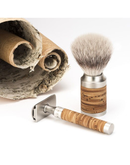 Muehle Rocca R 95 - Т-образная бритва Сталь Береста Сlosed comb