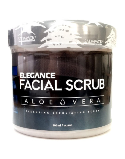 Elegance Facial Scrub Aloe Vera Renovating - Скраб для лица Алое вера Восстанавливающий 500 мл