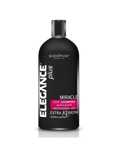 Elegance Plus Hair Shampoo White Extra Keratin - Профессиональный шампунь для волос с Кератином 1000 мл