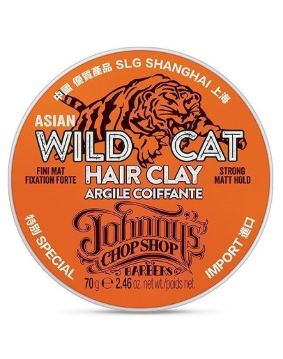 Johnny s Chop Shop Wild Cat Hair Sculpting Clay - Матирующая глина для волос 70 гр