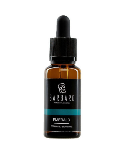 Barbaro Beard Oil Emerald - Парфюмированное масло для бороды 30 мл
