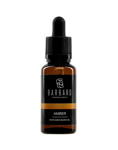 Barbaro Beard Oil Amber - Парфюмированное масло для бороды 30 мл