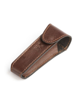 Muehle - Дорожный чехол для Т-образной бритвы Коричневая кожа