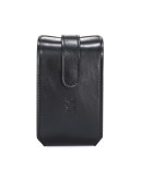 Muehle - Дорожный бритвенный набор Чехол из натуральной черной кожи Дорожный помазок Т-образная бритва