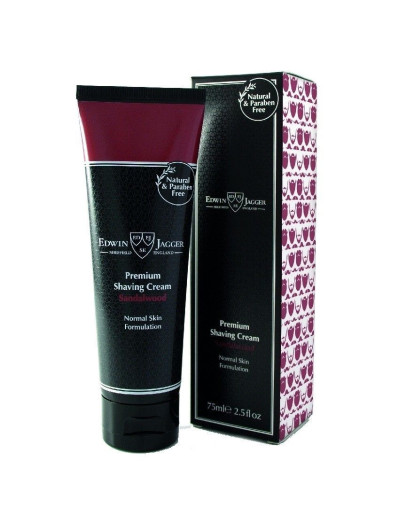 Edwin Jagger Shaving Cream Sandalwood - Крем для бритья 75 мл