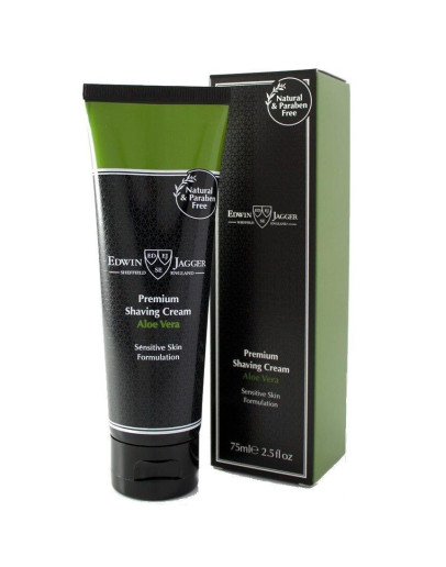 Edwin Jagger Shaving Cream Aloe Vera - Крем для бритья 75 мл