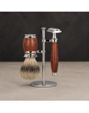 Muehle Purist - Бритвенный набор Бриар Барсучий ворс высшей категории Silvertip Т-образная бритва