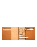 Muehle - Маникюрный набор Чехол из натуральной коричневой кожи