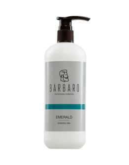 Barbaro Shaving Gel Emerald - ​Непенящийся прозрачный гель для бритья 500 мл