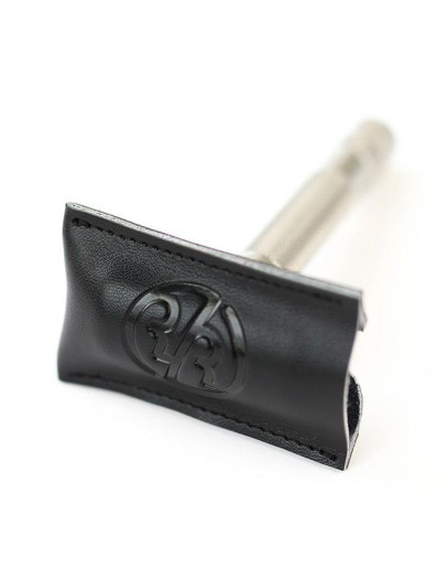 Rockwell - Чехол для лезвия Т-образной бритвы защитный Черная кожа