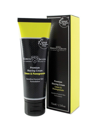 Edwin Jagger Shaving Cream Lime & Pomegranate - Крем для бритья 75 мл