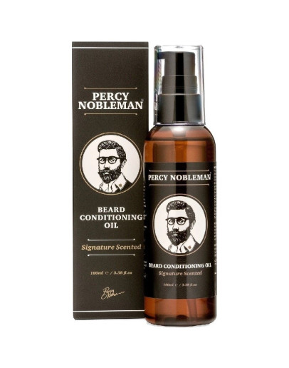 Percy Nobleman Signature Beard Oil Scented - Парфюмированное масло для бороды 100 мл