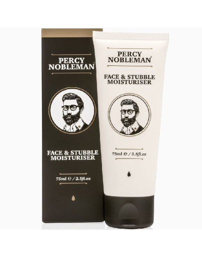 Percy Nobleman Face & Stubble Moisturiser - Увлажняющее средство для лица и щетины 75 мл