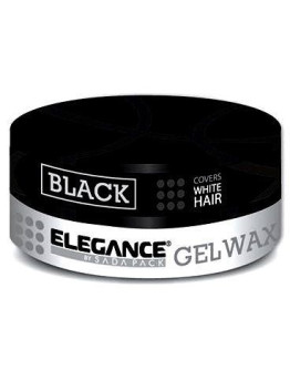 Elegance Black Gel Wax - Гель Воск для камуфляжа седины на темных волосах 140 гр