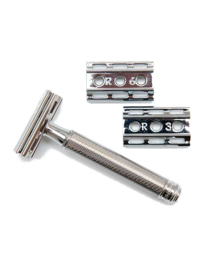 Captain Fawcett Fully Adjustable Double Edged Razor - Станок хром T-образный