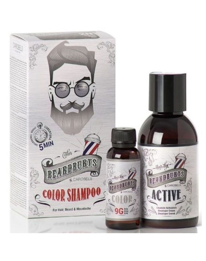 BeardBurys Gray Color Shampoo 9G - Красящий шампунь Серый