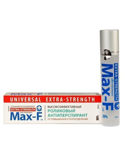 Max-F NoSweat 30 Universal Extra Strength - Антиперспирант Дорожный 20мл