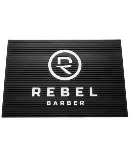 Rebel Barber Black & White Large - Резиновый коврик для инструментов