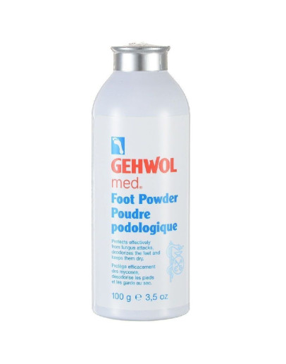 Gehwol Med Foot Powder - Пудра адсорбент для решения проблемы влажных ног 100 гр