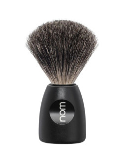 Nom Lasse 81 BL - Помазок для бритья Барсучий ворс Черный