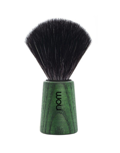Nom Theo 21 GA - Помазок для бритья Черная фибра Зеленый ясень