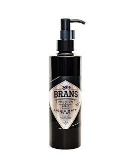Brans Premium - Жидкая матовая глина для укладки волос 250 мл