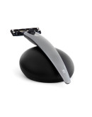 Bolin Webb R1 - Набор бритва R1 серый графит, подставка черная, дорожный чехол