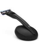 Bolin Webb X1 - Набор бритва X1 матовая черная, подставка матовая черная