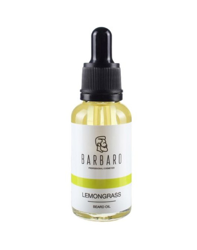 Barbaro Beard Oil Lemongrass - Масло для бороды 30 мл