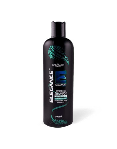 Elegance Plus Keratin Shampoo Refreshing - Шампунь для жирных волос 500 мл